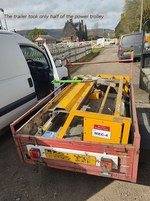 trolley on trailer