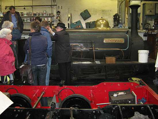 Winifred in loco shed Bala Lake Railway