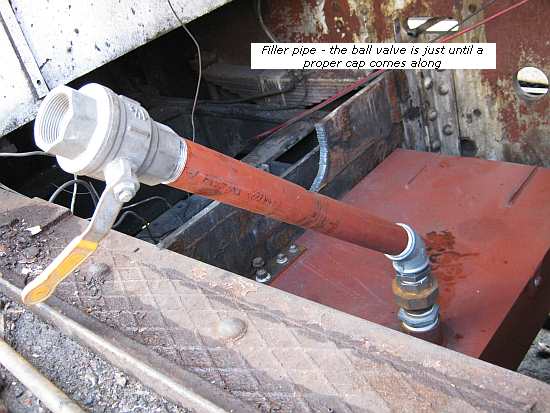 New filler pipe