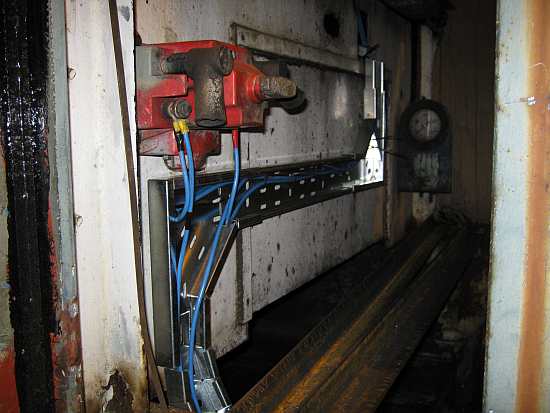 Beverley cab front bulkhead master switch, tray-work + first cables