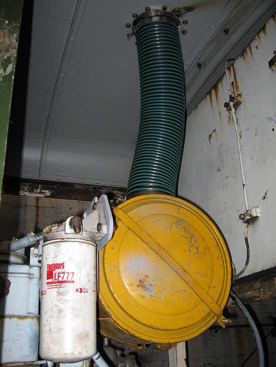 New air inlet duct and filter