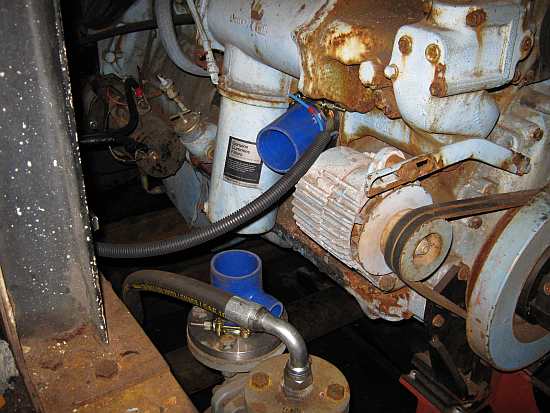 Pieces of tube needed to join engine to powershift cooler, below all complete