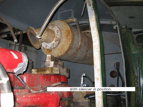 Tom's silencer in place