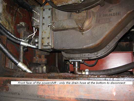 Front of powershift