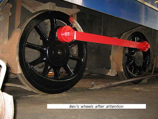 Beverley's painted wheels