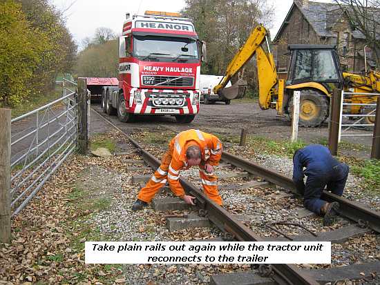 Remove rails after Jack passed