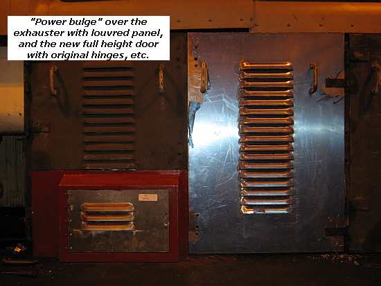 Beverley's power bulge over the exhauster