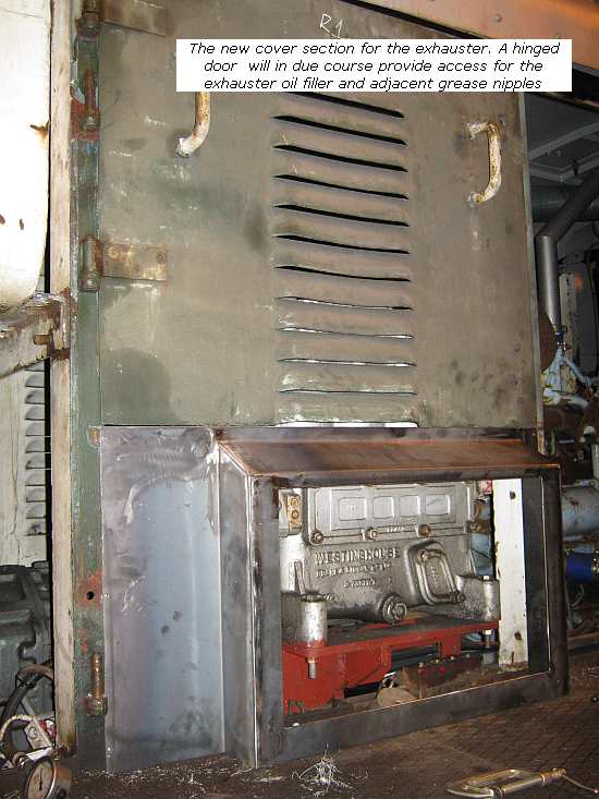 Beverley's new exhauster door cover