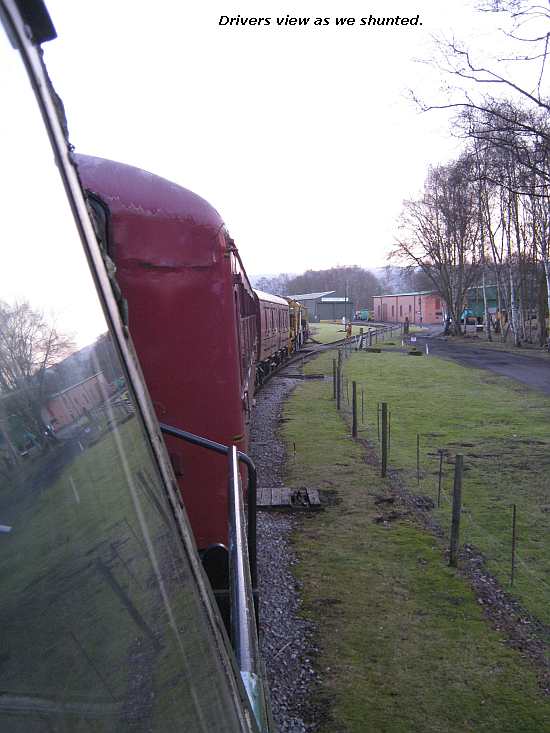 Drivers view of shunting from Tom 