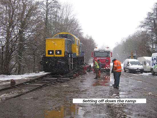14901 starts down ramp