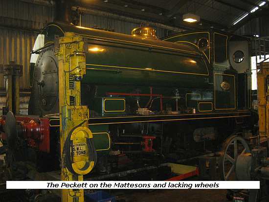 The Peckett on the Mattesons