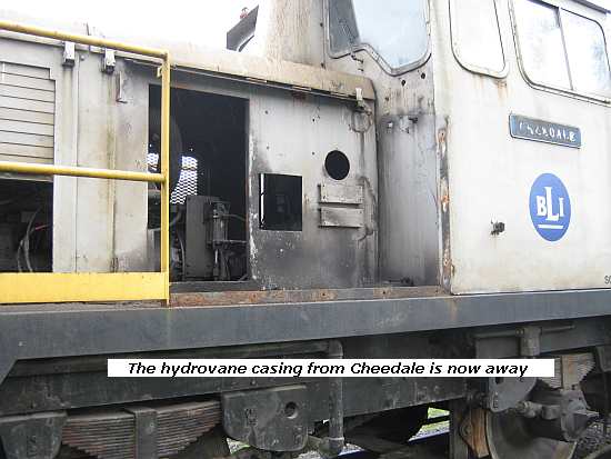 Cheedale - hydrovane casing removed