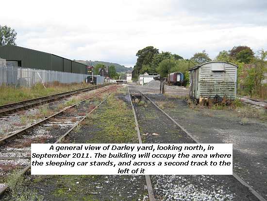 General view of Darley yard looking north Sept 2011