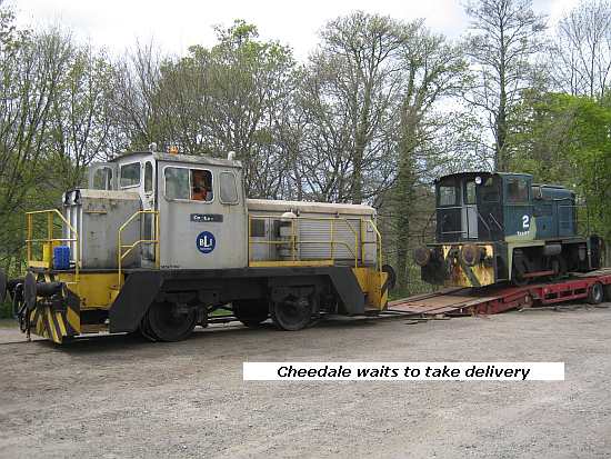 Cheedale waits to take delivery of James