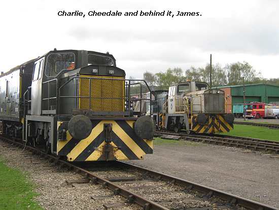 Charlie, Cheedale and James