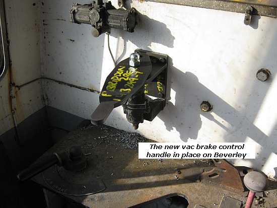 Beverley's new brake control handle