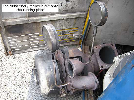 The turbo is finally removed