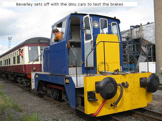 Beverley sets off on brake test
