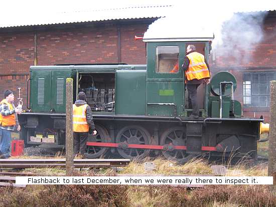 Former Manchester Ship Canal HC 0-6-0DM - flashback to last December