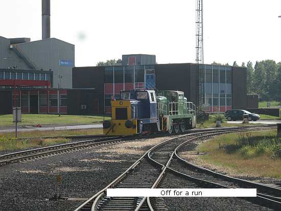 Beverley & Janus off on a run round Scunthorpe