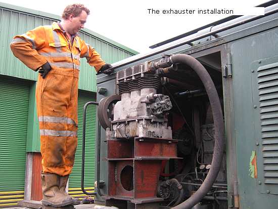 The exhauster installation
