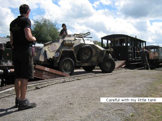 Loading a little tank