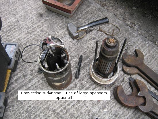 Converting a dynamo