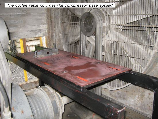 "Coffee Table" now with attached compressor base