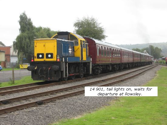 14901 waits to depart Rowsley