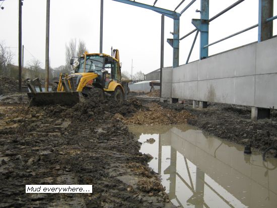 Shed construction contines