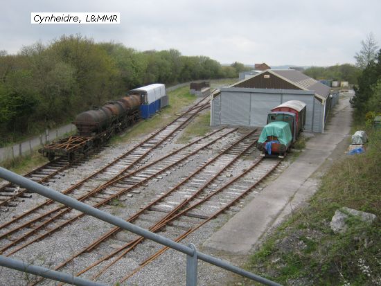Cynheidre yard, Llanelli and Mynydd Mawr Railway