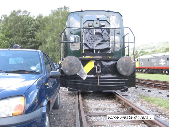 Poorly parked Fiesta