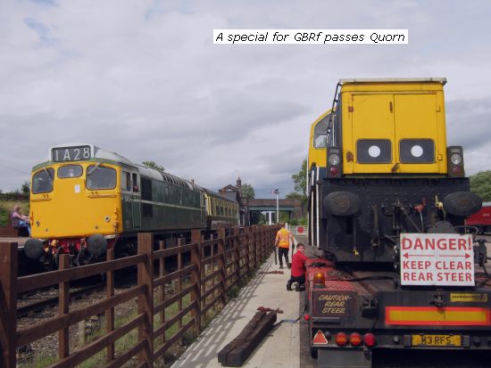 14901 arrival at Quord, Great Central Railway