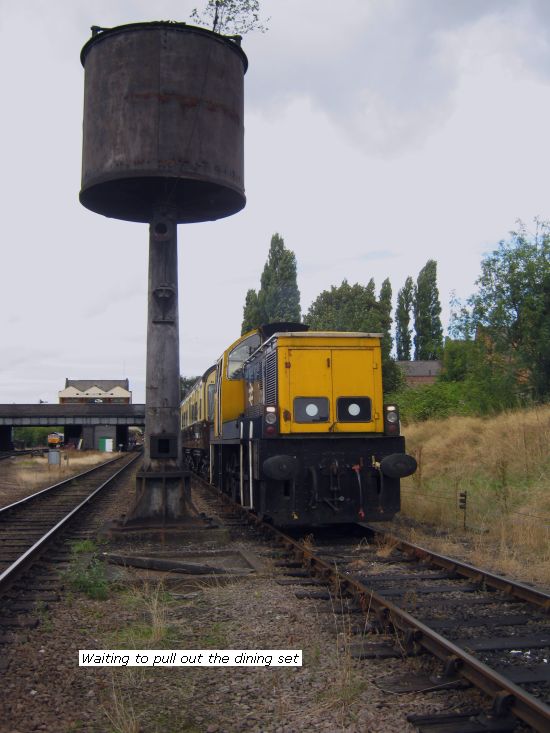 14901 waiting to pull out the dining set, Loughborough