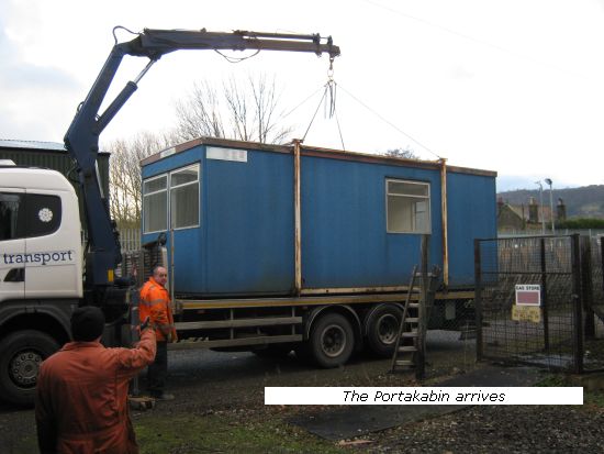 Portacabin arrives
