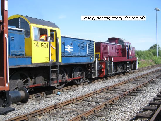 2 Teddy Bears getting ready to move off