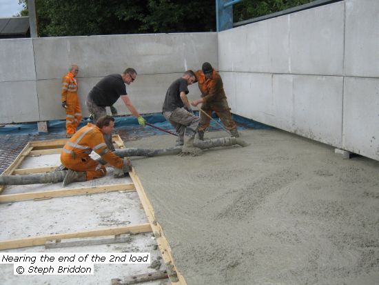 Nearing end of 2nd load