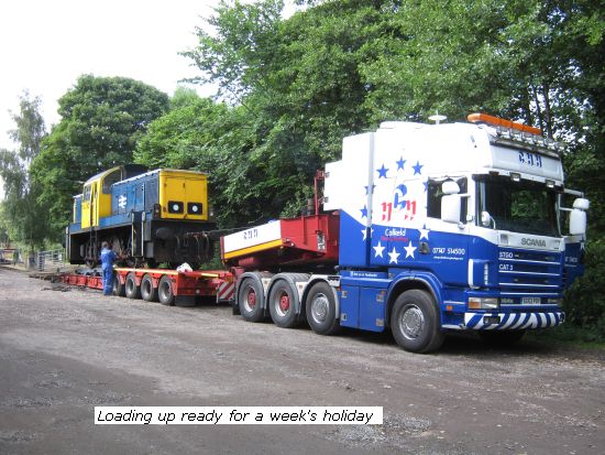 14901 loading onto trauck