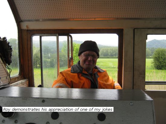 Roy aboard D8 Penyghent