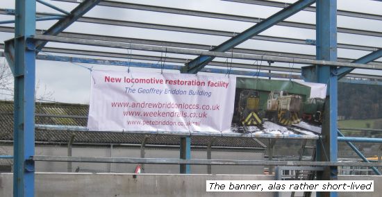 Shed details banner