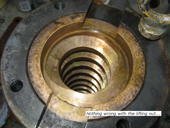 Mattersons lift - nothing wrong with lifting nut