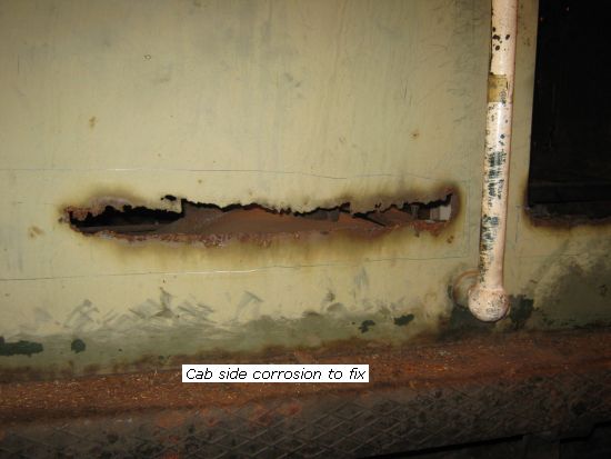 D2128 cabside corrosion to fix