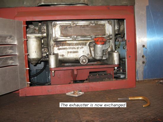 D2128 exhauster is now exchanged