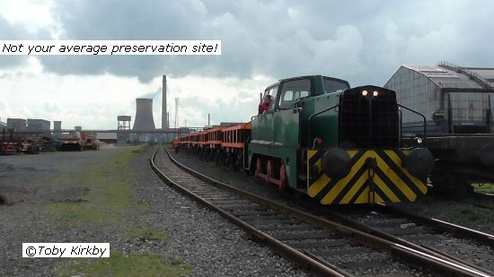 Scunthorpe Steelworks - not your average preservation rail site