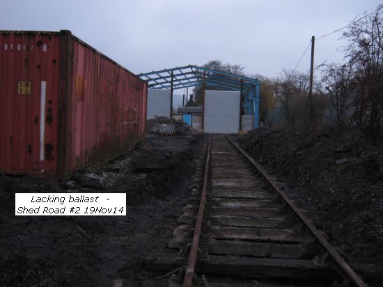 Shed road number 2 complete sans ballast
