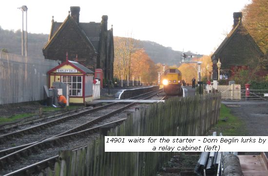 14901 awaits starter signal