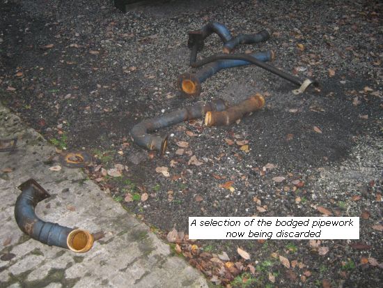 14901 - some of the discarded bodged pipework 