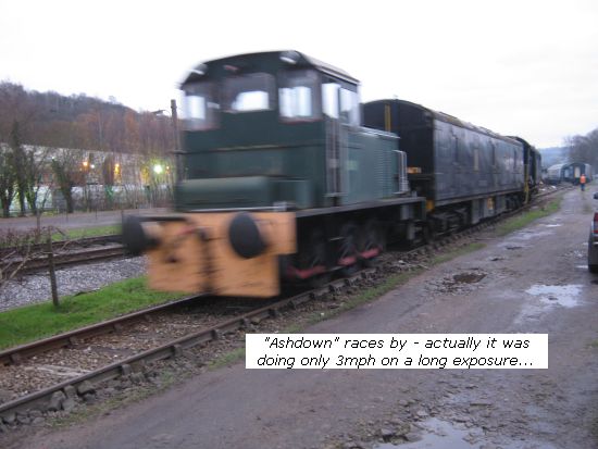 Ashdown appears to race by