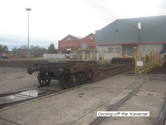 Well wagon coming of traverser