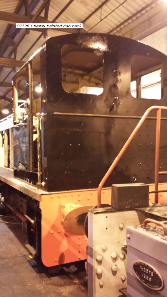 D2128 new painted cab back